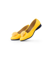 Girl's belly yellow shoes (1year to 12Years) 22017