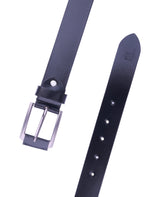Men's Leather Black Belt  22902
