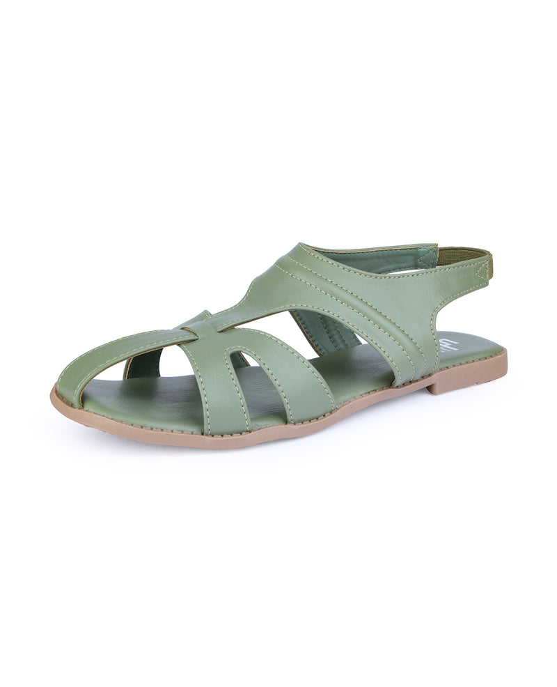 Ladies Flat Sandal 23331 Sreeleathers Ltd