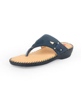Ladies Comfort Blue Chappals 24043