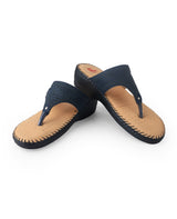 Ladies Comfort Blue Chappals 24043