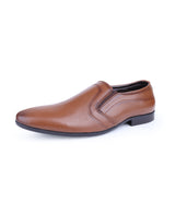 Men's leather tan shoes 24854