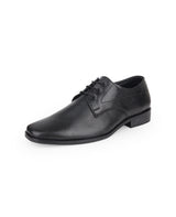 Men's leather formal black shoes 24866