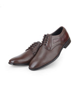 Men's premium leather formal brown shoes 24871