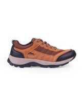 Men's leather casual brown shoes 25102