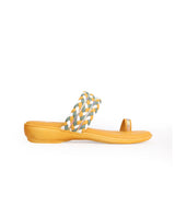 ladies heel tan chappals 25415
