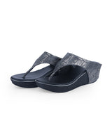 Ladies Heel Black Chappal 25518