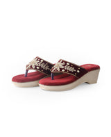 Ladies partywear heel chappal 25526