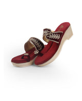 Ladies partywear heel chappal 25527