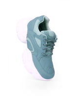 Ladies sports blue shoes 25714