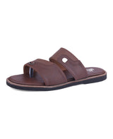 men's brown chappals 26609