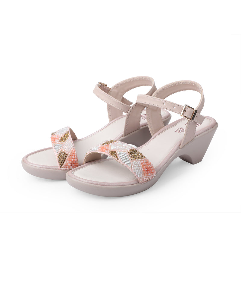 LADIES HEEL SANDAL 26611