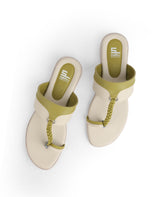 Ladies multi color flat chappals 26620