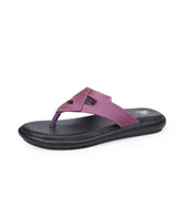 ladies flat purple chappals 26741
