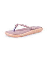 LADIES FLAT PURPLE CHAPPALS 26743
