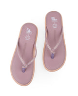 LADIES FLAT PURPLE CHAPPALS 26743