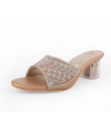 Ladies partywear heel chappal 26751