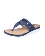 ladies comfort blue chappals 27207