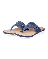 ladies comfort blue chappals 27207