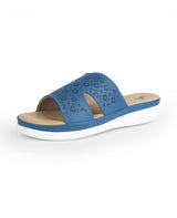 ladies comfort heel purple chappals 27225