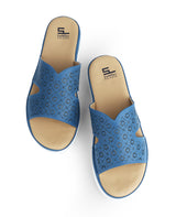 ladies comfort heel purple chappals 27225