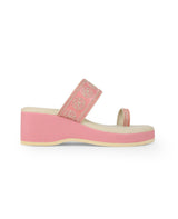 ladies heel pink chappals 27321