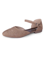 Ladies Flat brown sandals 27604