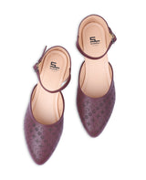 Ladies Flat cherry sandals 27609
