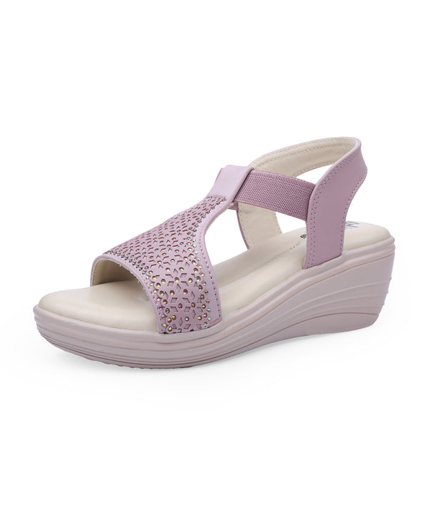 LADIES HEEL SANDAL 28407
