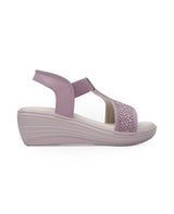 Ladies heel Peach sandals  28407