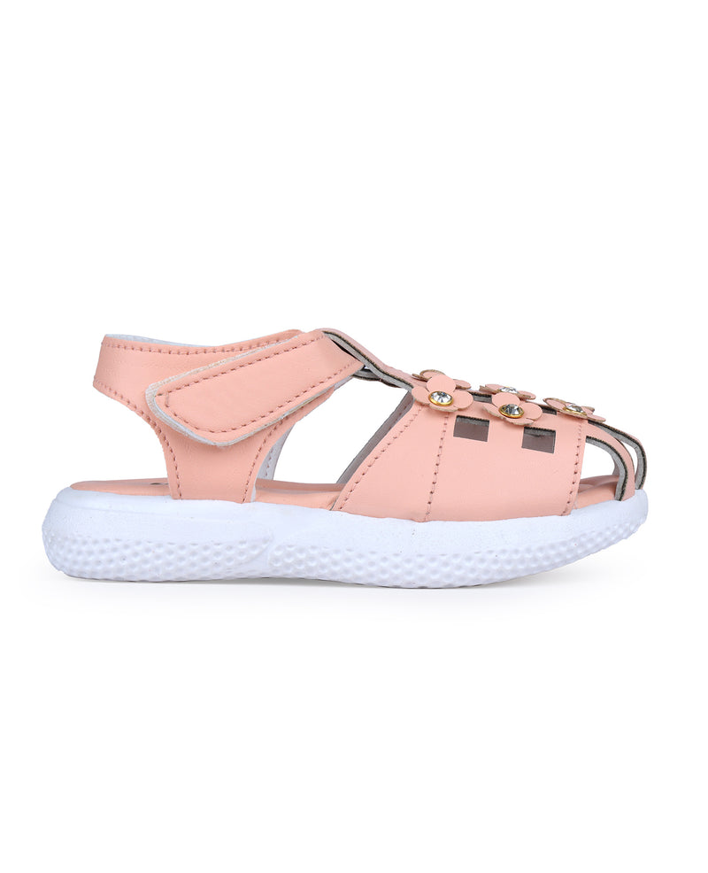 Buy Pink Sandals for Girls by Feetwell Shoes Online | Ajio.com