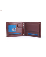 MEN LEATHER COGNAC WALLET 29540