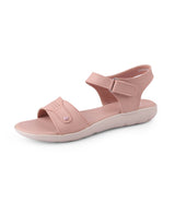 Ladies heel peach sandals 29954