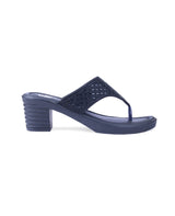 ladies heel fancy black chappals 29968