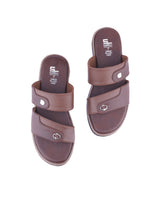 men's brown chappals 26609
