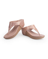 Ladies Heel tan chappals 25519
