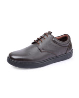Men's leather formal shoes brown 30203