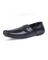 Men's leather black shoes  30304