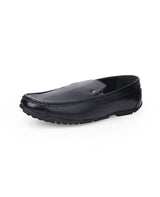 Men's leather loafer black Shoes 30305