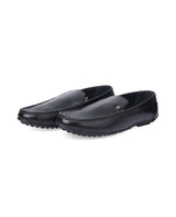 Men's leather loafer black Shoes 30305