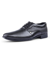 Men's leather black shoes 30310