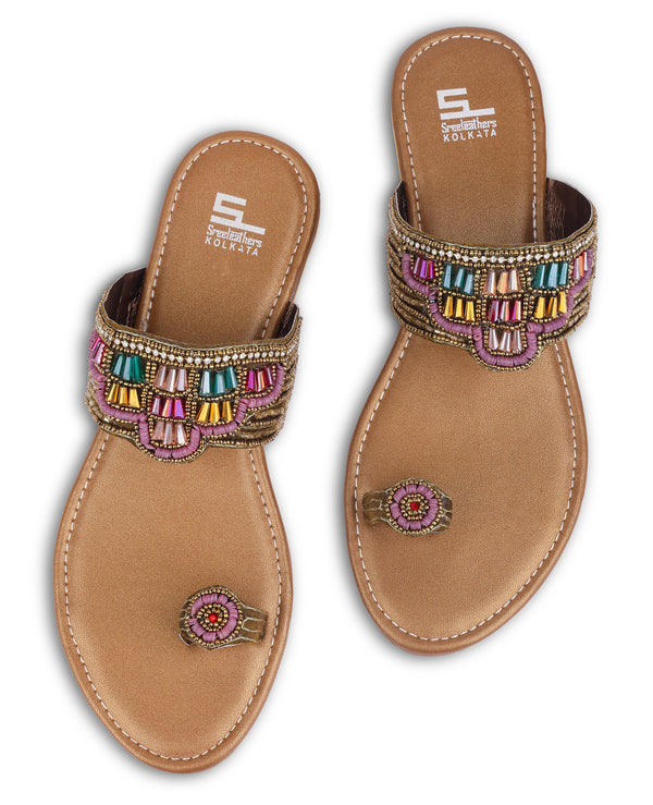 Ladies Flat Chappal 303304