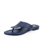 ladies flat blue chappals 303310