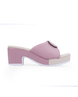 LADIES HEEL PEACH CHAPPAL 31102