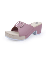 LADIES HEEL PEACH CHAPPAL 31102