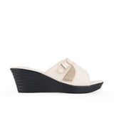 ladies heel beige chappals 31105