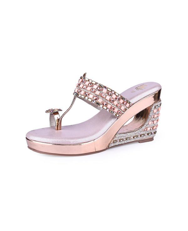 LADIES HEEL PARTY WEAR CHAPPAL 400241