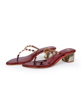 LADIES HEEL FANCY PARTYWEAR CHERRY CHAPPALS 400267
