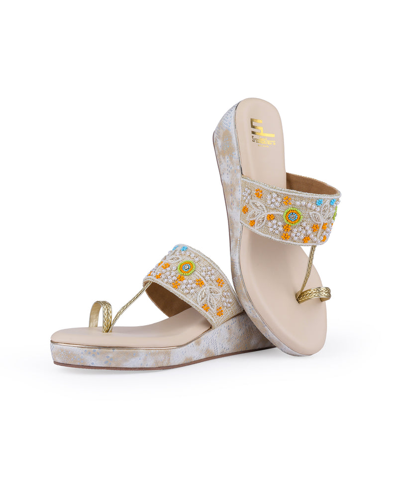 LADIES HEEL PARTY WEAR CHAPPAL 401064