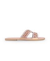 Ladies partywear flat chappals 401080